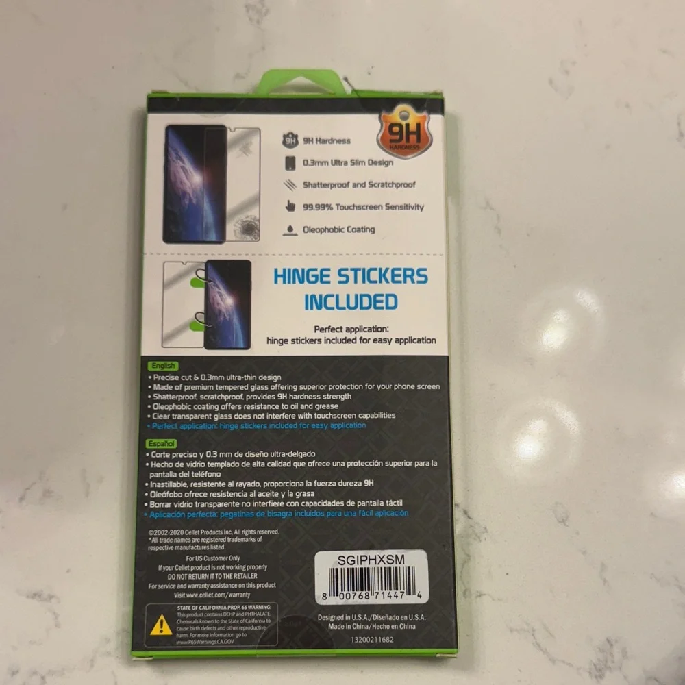Elle Tempered Glass Screen Protector for iPhone 11 Pro Max - Black
